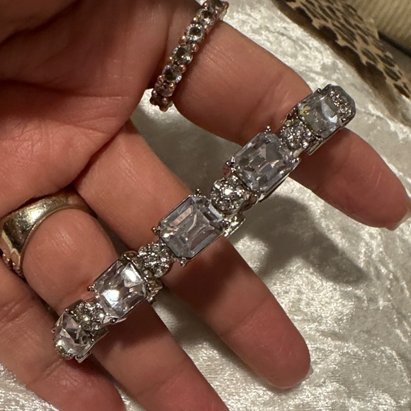 Swarovski Silver Bracelet with Clear Crystals - Picture 5 of 6